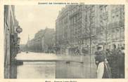 75 Pari CPA FRANCE 75012 "Paris, Inondations 1910, avenue Ledru Rollin"