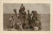 Egypte CPA EGYPTE "groupe de bédouins dans le désert"