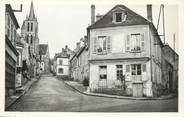 77 Seine Et Marne CPSM FRANCE 77 "Lorrez le Bocage, rue de l'église et la poste"