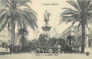 Algerie CPA ALGERIE "Bone, la statue Thiers"