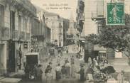 Algerie CPA ALGERIE "Bab El Oued, le marché et l'Eglise"