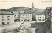 43 Haute Loire / CPA FRANCE 43 "Rosières, la place Jeanne d'Arc"