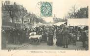 36 Indre CPA FRANCE 36 "chateauroux, Place Gambetta, le Marché"