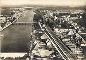 77 Seine Et Marne / CPSM FRANCE 77 "Cannes écluse, vue aérienne, le barrage et le pont"