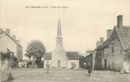 18 Cher / CPA FRANCE 18 "Preuilly, place de l'église"