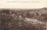 37 Indre Et Loire / CPA FRANCE 37  "Vernou sur Brenne, vue panoramique sur la vallée de la Brenne" / GARE