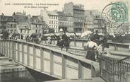 50 Manche CPA FRANCE 50 "Cherbourg, le Pont tournant et le quai Caligny"
