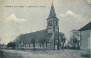 03 Allier / CPA FRANCE 03 "Gannay sur Loire, l'église et la place"