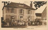 77 Seine Et Marne / CPA FRANCE 77 "Bannost, école et mairie"