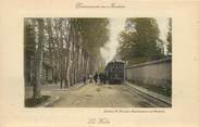 77 Seine Et Marne CPA FRANCE 77 "Donnemarie en Montois, la Halle" / TRAMWAY