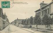 77 Seine Et Marne CPA FRANCE 77 "Fontaine Fourche, les Ecoles, la mairie et la rue Principale"