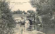 77 Seine Et Marne CPA FRANCE 77 "Etrépilly, la Pêche au pont d'Arcole"