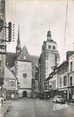 28 Eure Et Loir / CPSM FRANCE 28 "Nogent le Roi, place de l'église"