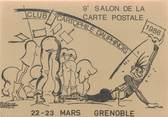 38 Isere / CPSM FRANCE 38 "Grenoble, 9ème salon de la carte postale"