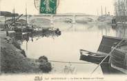 77 Seine Et Marne CPA FRANCE 77 "Montereau, le pont de Moscou sur l'Yonne"