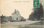 60 Oise / CPA FRANCE 60 "La Houssoye, route de Gisors"