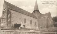 76 Seine Maritime / CPA FRANCE 76 "Longueville sur Scie, l'église et le monument aux morts"