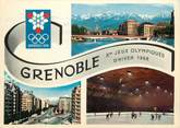38 Isere / CPSM FRANCE 38 "Alpe d'Huez, Xèmes Jeux Olympiques d'Hiver 1968" / JO