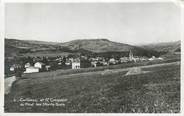 63 Puy De DÔme / CPSM FRANCE 63 "Chidrac et Saint Cirgues au fond les Monts Dore"