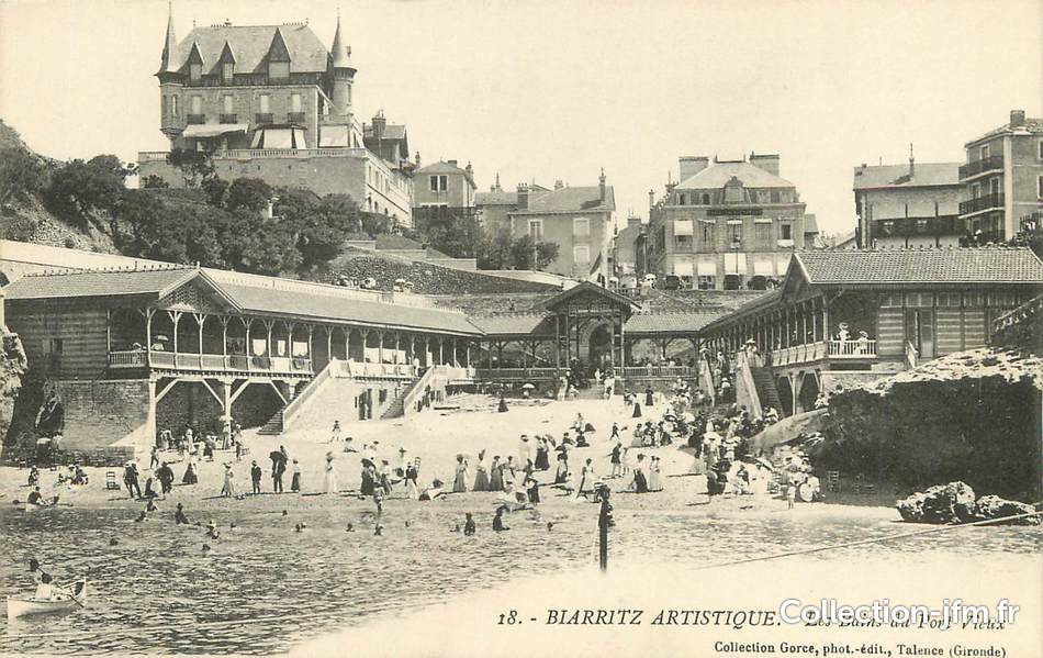 CPA/DEP 64/ Biarritz les bains du port vieux 