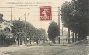 93 Seine Saint Deni / CPA FRANCE 93 "Aulnay sous Bois, carrefour de l'avenue de la gare et l'av du château"