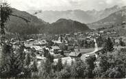 74 Haute Savoie / CPSM FRANCE 74 "Servoz, vue générale et la chaîne des Aravis"