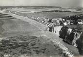 76 Seine Maritime  / CPSM FRANCE 76 "Quiberville, vue aérienne sur la plage"