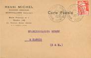 76 Seine Maritime  / CPA FRANCE 76 "Montivilliers, henri Michel, machines agricoles" / CARTE PUBLICITAIRE