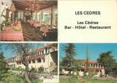 83 Var / CPSM FRANCE 83 "Saint Zacharie, Hôtel restaurant Le Cèdres" 