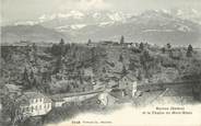 74 Haute Savoie / CPA FRANCE 74 "Mornex, et la chaine du Mont Blanc"