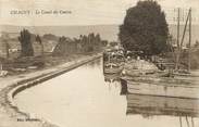 71 SaÔne Et Loire / CPA FRANCE 71 "Chagny, le canal du centre" / PENICHE