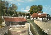 78 Yveline / CPSM FRANCE 78 "Goussonville, le lavoir, le château et l'église"