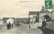 76 Seine Maritime / CPA FRANCE 76 "Quiberville plage, la place"