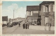 76 Seine Maritime / CPA FRANCE 76 "Quiberville sur Mer, le bld Maritime"