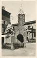 43 Haute Loire / CPSM FRANCE 43 "Saugues, l'église et le monument aux mort"