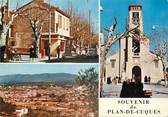 13 Bouch Du Rhone / CPSM FRANCE 13 "Plan de Cuques, la maison de la presse", vue générale, l'église"